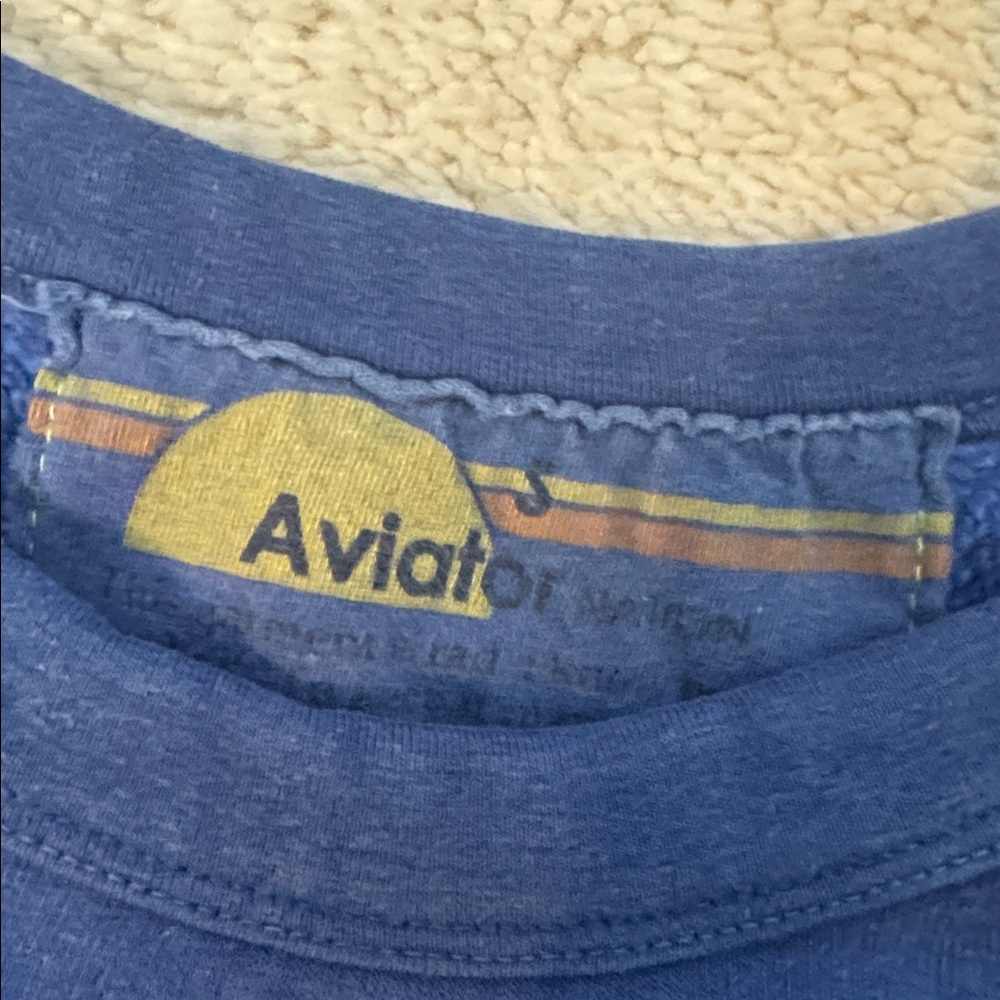 AVIATOR NATION BLUE/PURPLE CREWNECK (Women’s Small) - Picture 2 of 3